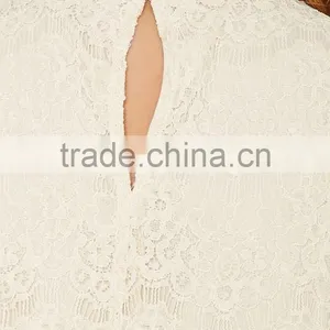 2016 Guangzhou Shandao Oem Service Summer New Design o Neck Sleeveless Fashion Women Lace Tops thumbnail-5