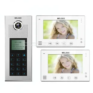 Cat5/Ethernet Cable 2 Apartments Video Door Phone With Name List Operation English/Turkish/Spanish/French Language Avail thumbnail-5