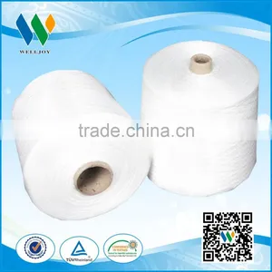 Spun Poly Poly Sewing Thread Raw White in Bright thumbnail-3