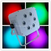 Cheap 6X15W RGABW Battery Powered Flat Led Par Light,battery Recharged dj Light,led Stage Light thumbnail-2