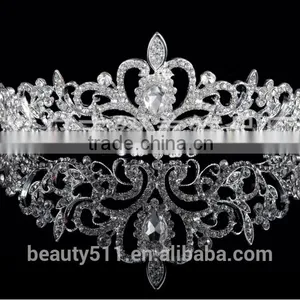 The Bride's Head is Decorated With a Diamond Wedding Accessories From the us and Europe HG018 thumbnail-1