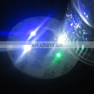 ABS Super Thin 100*10mm Good Quality Led Bottle Coaster Bar Coater Led Flashing Coaster thumbnail-2