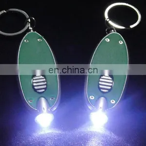 Good Quality Oval Shape Led Keychain Promotion Led Keyring thumbnail-3