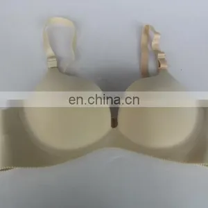 Women Sexy Seamless Bras Beige Color thumbnail-1