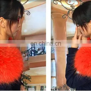 Factory Wholesle 100% Real Raccoon Fur Collar thumbnail-6