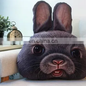 Fashion 3D Printing Decorative Throw Sofa Cushion Cheap Cute Soft Plush Animal Shaped Pillow thumbnail-5