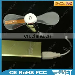 Promotional Gift Led Text Message Custom Letter Flashing Custom LED Usb Fan thumbnail-2