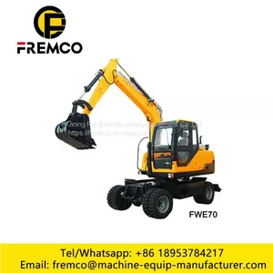 FWE70 Small Wheel Excavator 7.0 Tons thumbnail-2