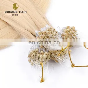 Brazilian Micro Ring Loop Hair Extensions Thick Soft Nano Hair Nano Ring Hair Extension thumbnail-1