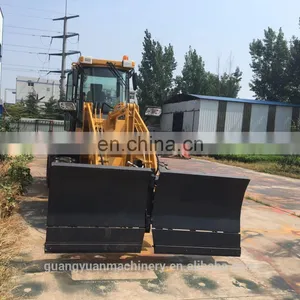 ZL16F Mini Hydraulic Wheel Loader With V Snow Blade thumbnail-2