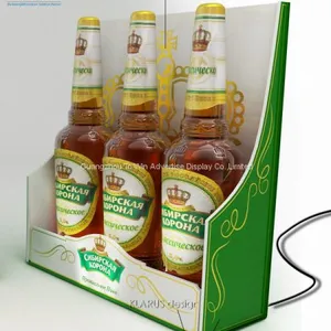 High Quality Glass Cabinet Acrylic Wine Display Box for Supermarket thumbnail-2