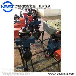 DN100 JIS5K Control Eletric Marine Casting Hydraulic Butterfly Valve thumbnail-1