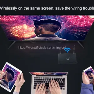 1080p Miracast Mirror Link Wifi Display Transmitter and Receiver With Remote Control thumbnail-3