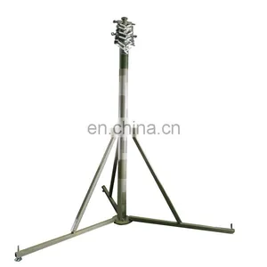 8.4m Inner Cable Telescopic Mast Surveillance Camera Tower thumbnail-4