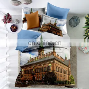 Cheap 4 Piece Dubai Style Home Bedroom 3D Printed Complete Duvet Cover Set thumbnail-4