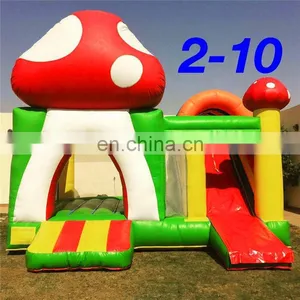 Mushroom Castle Inflatable Bounce Castle With Slide ,Inflatable Jumping Bouncer for Children thumbnail-6