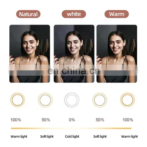 JOYROOM Ring Light With Tripod Stand Desktop Live Led Light Holder Streaming Tripod for Smartphone thumbnail-6