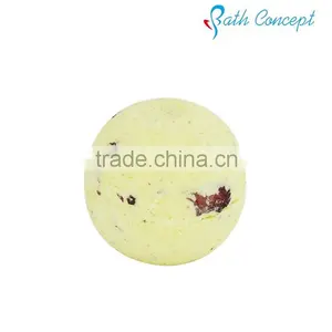 Natural Heart Shape Bath Fizzer Bath Bomb With Dry Flower Supplier's Choice thumbnail-6