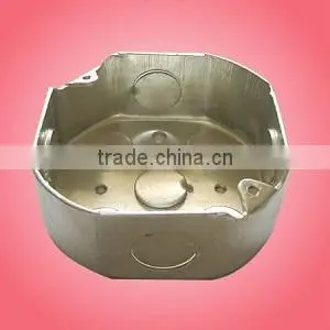 4" Galvanized Steel Electrical Outlet Box thumbnail-1