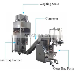 KV High Speed Triangle Tea Bag Packing Machine for Small Business thumbnail-4