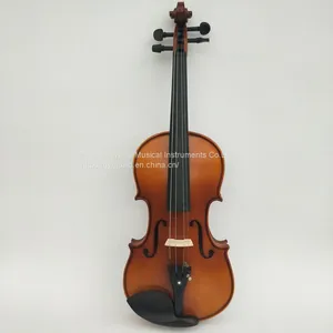Nice Flame Solid Quality Handmade German Violin thumbnail-5