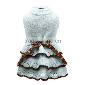 Fashion 100% Cotton Knitting Design Pets Sweater Dress Quality Choice thumbnail-1