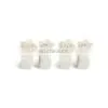 Unique Succulent Glossy White Ceramic Stoneware Napkin Rings thumbnail-4