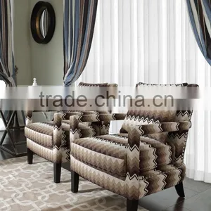 Waverness Pattern Fabric With Elegant Armchair thumbnail-1