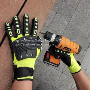 13 Gauge Hppe Liner, TPR Safety Glove, Sandy Nitrile Coated Work Glove, Cut Resistance Industrial Glove thumbnail-1