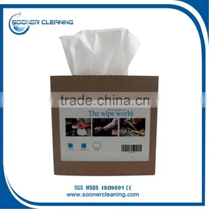 High Quality CE Certificated Spunlace Nonwoven Clean Wiper for Industrial Use thumbnail-1