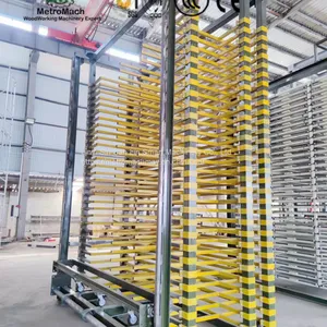Woodworking Plywood Multi-layer Hydraulic Hot Press Machine With Loader and Unloader Line thumbnail-3
