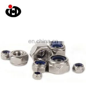 Factory Supply JINGHONG DIN985 Galvanized Self-locking Nylon Lock Hex Nut thumbnail-4