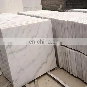Italian Yunfu Cheap Chinese Guangxi White Home White Marble Slab Natural Stone Marble Flooring Tile Block Price thumbnail-1