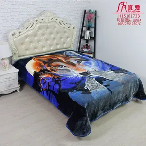Truelove Animal Flower Korean Mink Polyester Raschel Winter Bedding Blanket thumbnail-1