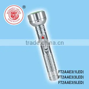 Monkey Head PVC Stainless Steel Mini Flashlight thumbnail-1