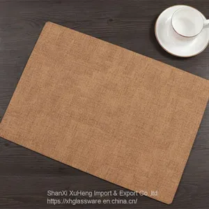 PU Leather Christmas Placemats Table Mat Pad Wipeable For Dining Table thumbnail-2