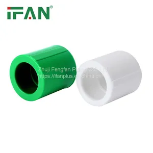 IFAN Hot Sale Customized Equal Socket Green Colour Plastic PPR Pipe Fitting thumbnail-4