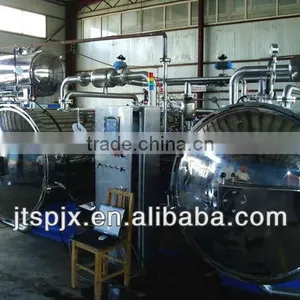 Stainless Steel Two Parallel Connection Pot Hot Water Immersion Horizontal Autoclave Food Industrial thumbnail-1