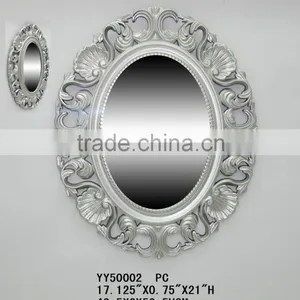 French Style MDF Wall Mirror, Oval Mirror thumbnail-1