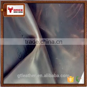 Oil Pull up Leather Two Tone Leather for Shoes Handbags thumbnail-3