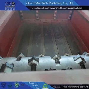 One Shaft Shredder for Plastic Recycling PE PP Pet ABS PC Nylon Lump and Block thumbnail-3