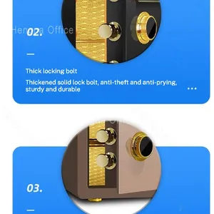 Programmable Digital Security Hotel Safe | With Emergency Key Override | 120cm Commercial Code Safe for Hospitality Industry thumbnail-4