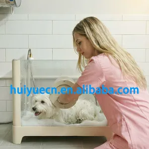 Pet Bathing, Drying, and Defecation Integrated Cage | No Need to Worry About Defecation During Bathing or Drying thumbnail-2