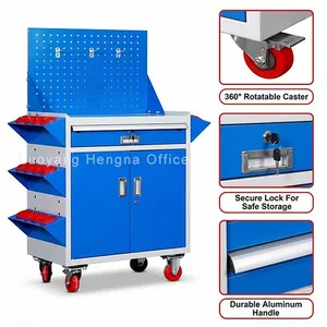 Multi-Function Mobile Tool Cart, Silent Casters, Central Lock & Custom Color — Factory Direct, OEM & ODM Available thumbnail-2