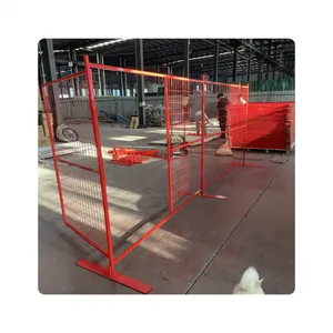 Australian Outdoor Construction Removable Temporary Fencing Panels for Construction Activities and Temporary Fencing at Construction Sites thumbnail-3