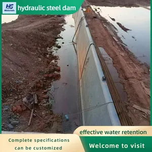Hydraulic Flap Gate Dam, River Dam, Manufacturer, Simple Structure, Customizable According to Drawings thumbnail-4