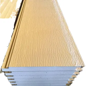 External Wall Waterproof Soundproof Pu Insulated Sandwich Panel for Exterior Decoration thumbnail-1