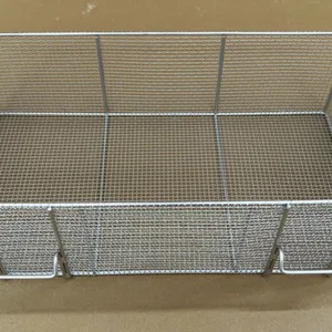 304 Stainless Steel Mesh Basket, 1 Year Warranty, Mill Test Report Included, Customizable Dimensions thumbnail-4