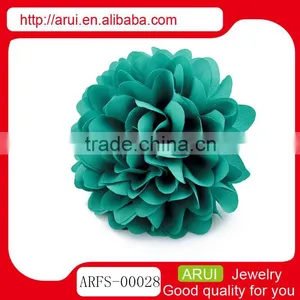 China Cheap Hair Ornaments Spring Green Big Hair Rose Flower Pin Quality Choice thumbnail-1