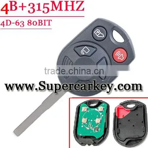 Good Pirce 80-Bit 4D-63 4-Button Remote Head Key for Ford Lincoln Mercury thumbnail-1